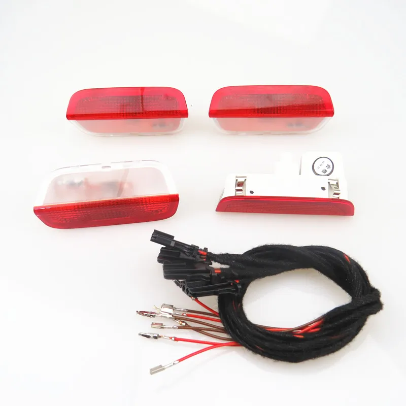 AZQFZ Door Warning Light + Cable Harness For VW Passat B6 B7 Golf 5 6 7 Jetta MK5 Sharan Tiguan Superb Seat Alhambra 3AD947411 | Автомобили
