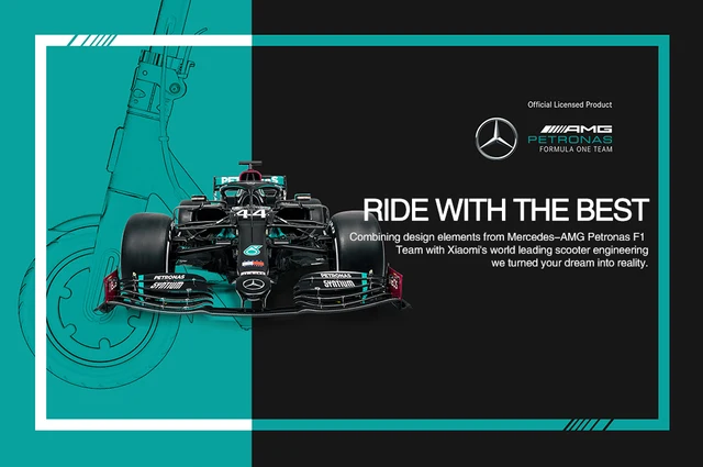 Xiaomi Mijia Electric Scooter Pro 2 Mercedes Amg Petronas F1 Co Branded Smart App Control E Abs Safety Brake Adult Foldable Kick Scooters Foot Scooters Aliexpress