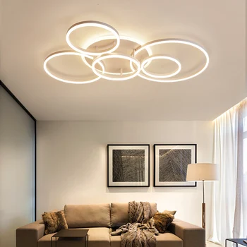 

Remote control living room bedroom modern led ceiling lights dimming lamp Multiple combination personality ceiling
