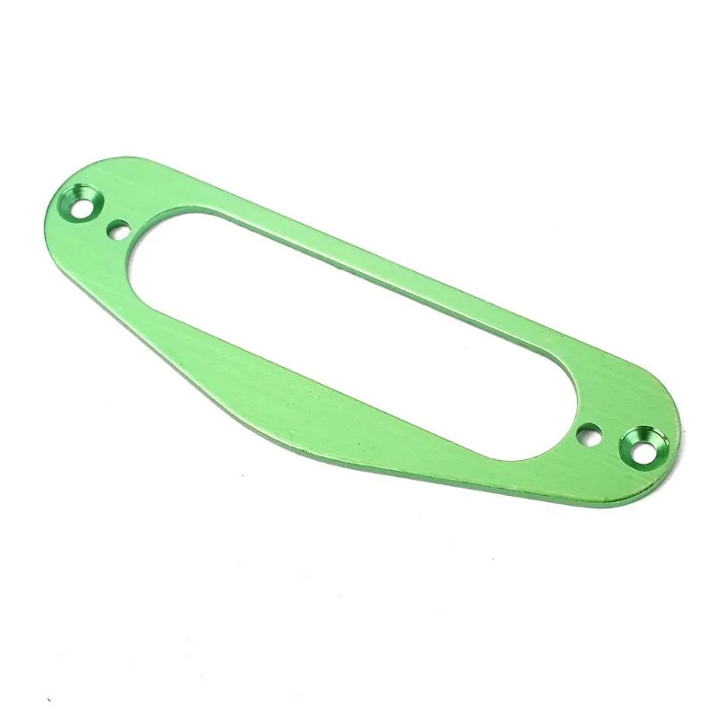 Green OOTDTY металл одной катушки шеи Пикап объемного монтажа Кольцо Для TL Теле Стиль электрогитары - Цвет: Green