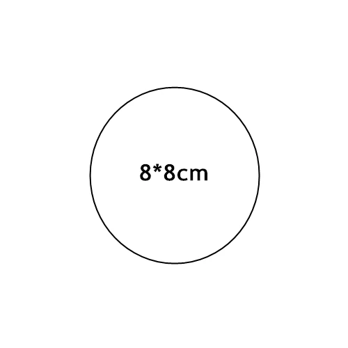 8cm-100 Pieces 100 штук 3-7 см персонализированные свадебные наклейки для конфет коробки для подарков этикетки на день рождения логотип фото - Цвет: 8cm-100 Pieces