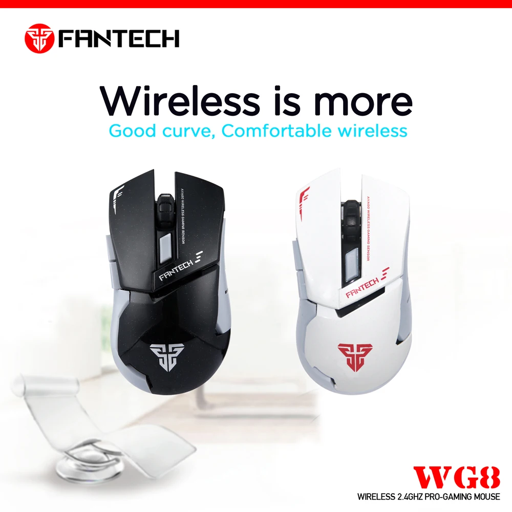 FANTECH WG8 2,4G беспроводная мышь 6 кнопок 2000 dpi игровая мышь беспроводная мышь с приемником USB для ПК ноутбука