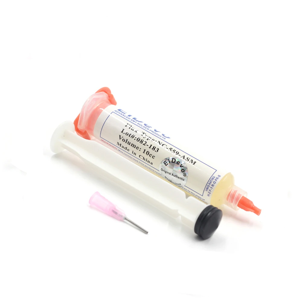 1 piece Припой флюс паста 559 10cc NC-559-ASM-UV флюс паста без свинца припой паста припой флюс+ иглы - Цвет: 1 piece