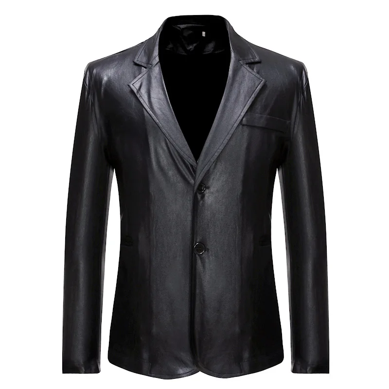 black Блестящий Золотой Металлик пиджак Для мужчин модного бренда Slim Fit Для мужчин s пиджак вечерние ночной клуб Пром этап певи - Цвет: black