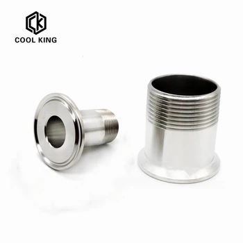 

DN15 DN20 DN25 DN32 DN40 BSP Sanitary Stainless Steel 304 Tri Clamp Male Threaded Pipe Fitting Adapter 1/2" 3/4" 1" 1-1/4"