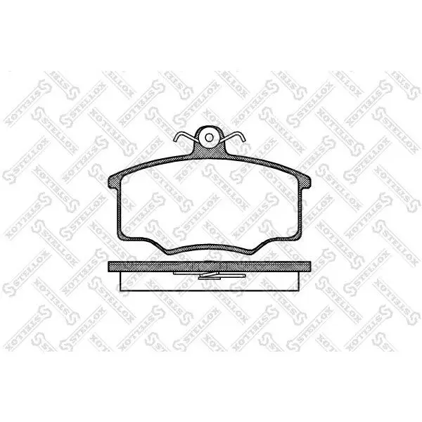Колодки дисковые п.\ Audi 80 1.8/2.0 84-86 STELLOX 057 020-SX