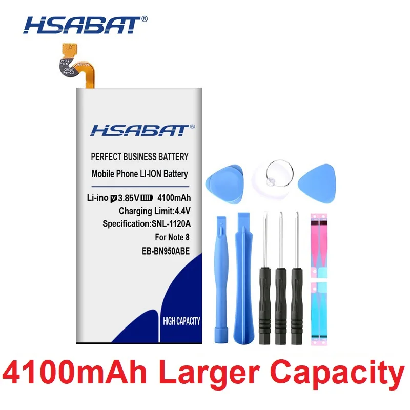 0 цикла 4100 мА/ч, EB-BN950ABE Батарея для samsung GALAXY Note8 Note 8 N9500 N9508 N950D N950J N950N N950U N950W N950F N950FD