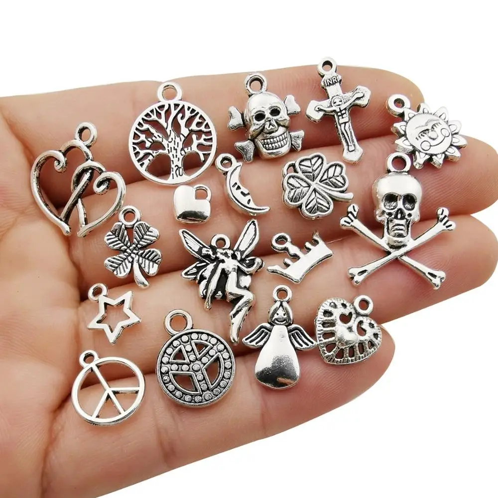 100 шт. в партии шармы для изготовления ювелирных изделий материалы рукоделия
