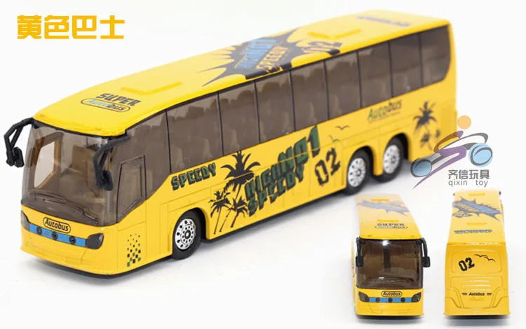 1: 50 Alloy Passenger Car Air Conditioner Bus City Bus Children Warrior Sound And Light Hot Sales Mixed Batch