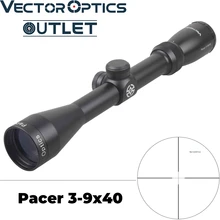 Векторная оптика Pacer 3-9x40 охотничий прицел 25,4 мм 1 дюймов винтовка ударопрочная 1/4 MOA Регулировка w/крепления