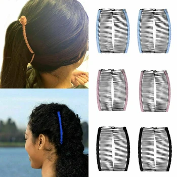 

30 Teeth New Vintage Banana Hair Clips Accessory Stretchable Comb Multi-purpose Big Hair Pins