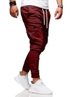 Men Pants Thin Fashion Casual Jogger Pants 2020 Streetwear Cargo Pants Men’s Multi-pockets Trousers Fitness Gyms Sweatpants Mens