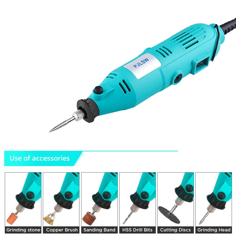 PJLSW-Variable-Speed-Rotary-Tool-Electric-Tools-180W-Mini-Drill-6-position-for-Dremel-Rotary-Tools