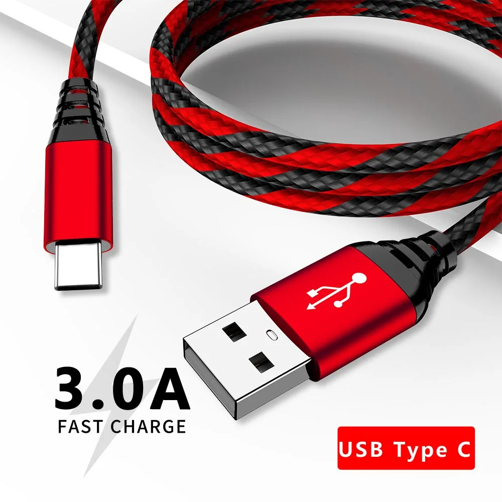 REZ кабель USB C type-C для мобильного телефона samsung a50 a70, быстрое зарядное устройство, кабель для передачи данных для xiaomi redmi note 8 USB-C, кабель для зарядки