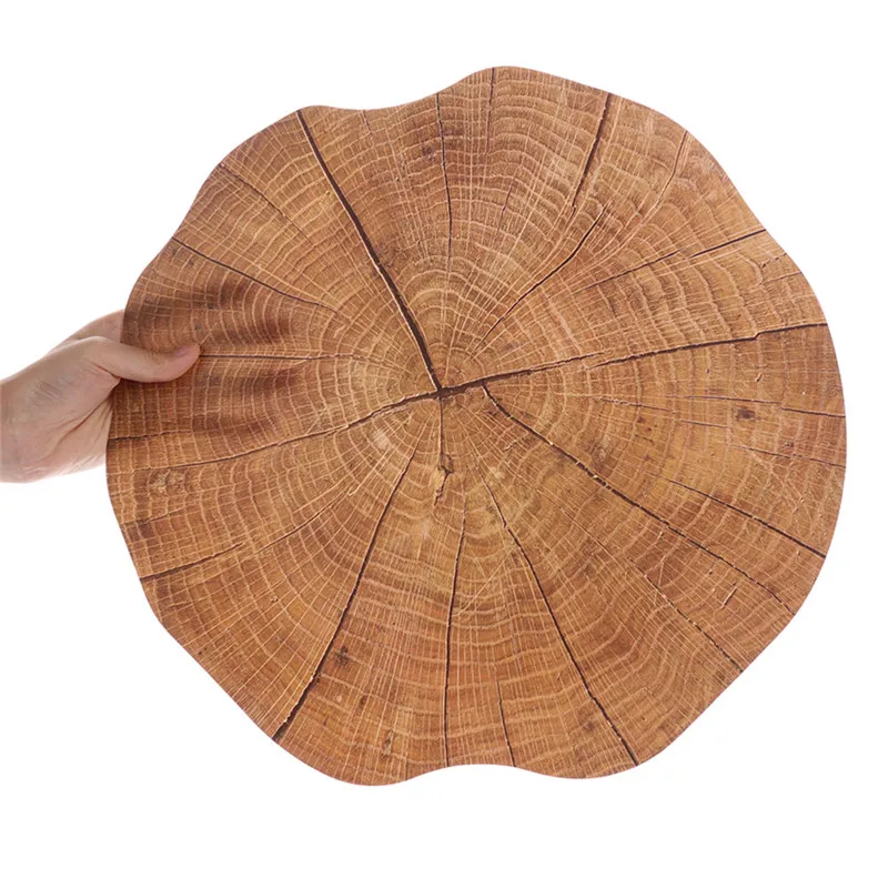 2 шт. деревянные подложки под столовые приборы коврик для чашки с чаем кофейная