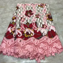 Последний настоящий Африканский Воск кружевная ткань Гарантированная настоящая Анкара ткань воск кружевные материалы Африканский Воск принты ткани 91908