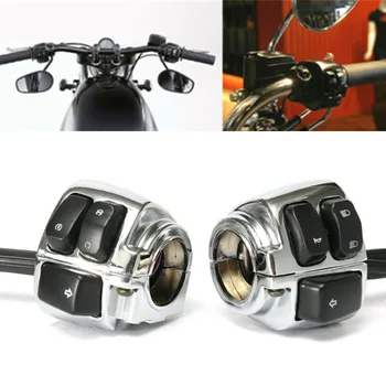 

Parts Switch Electrical Handlebar Aluminum For Harley Softail 1996-2012