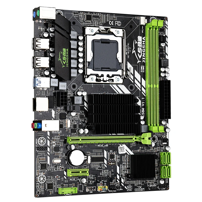 Новая материнская плата Jingsha X58 LGA 1366 с поддержкой серверной памяти REG ECC и