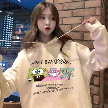 

Kawaii Cartoon Printed Japanese Hoodie Women Funny Korean Tops Sweatshirt Women Clothes Long Sleeve Pullover Loose Hoodie