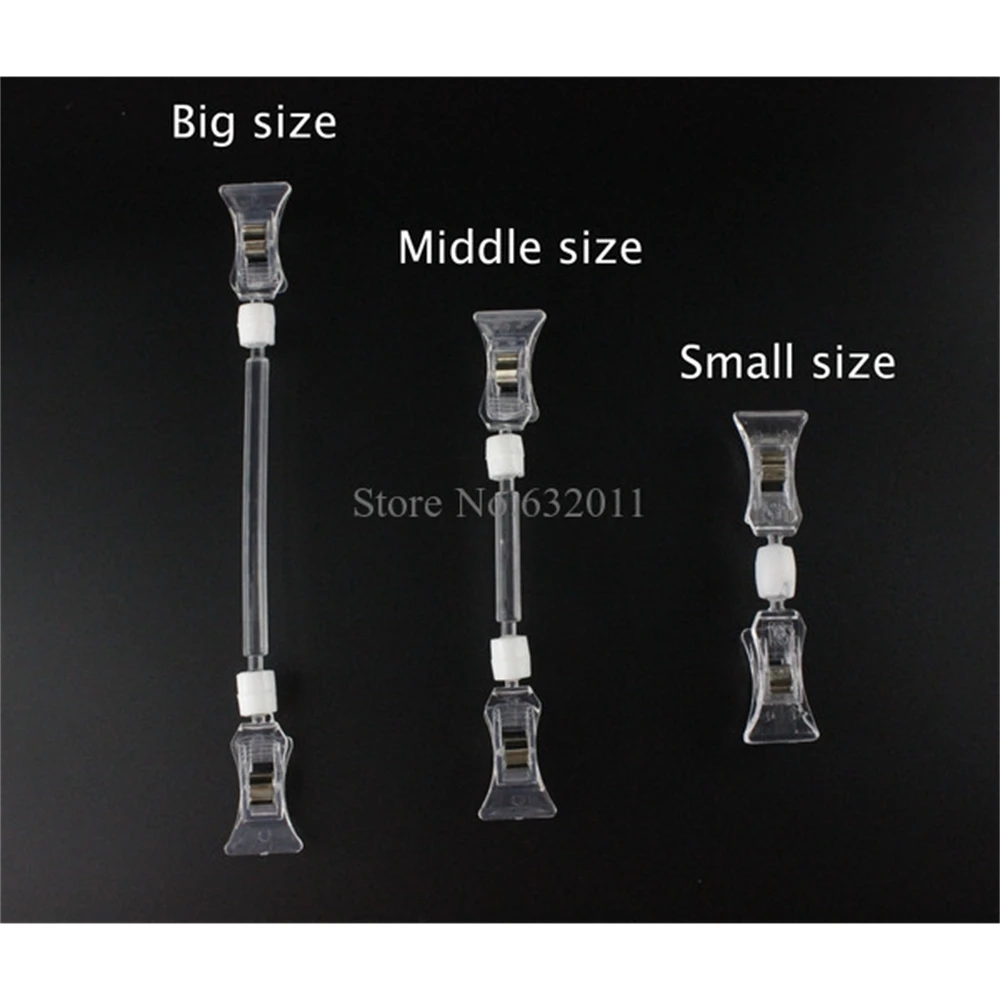 Зажим для витрины пластиковый прозрачный держатель карт | Мебель