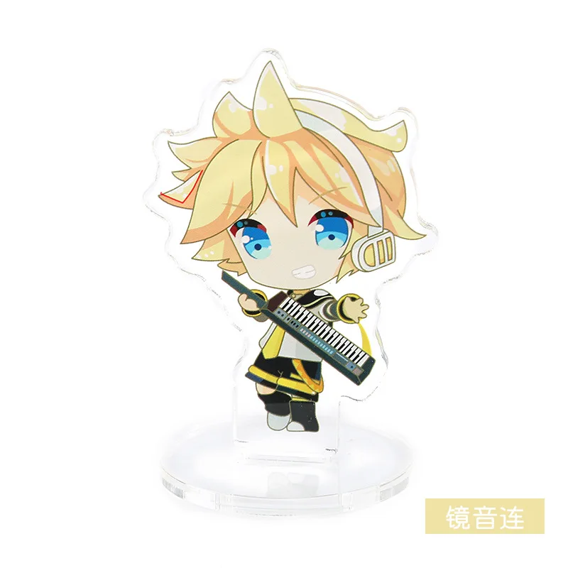 Cartoon anime Hatsune Miku keychain Kagamine Rin Kagamine-Len Yuezheng Longya Yan He Luo Tianyi Yuezheng Ling acrylic jewelry - Цвет: W-102
