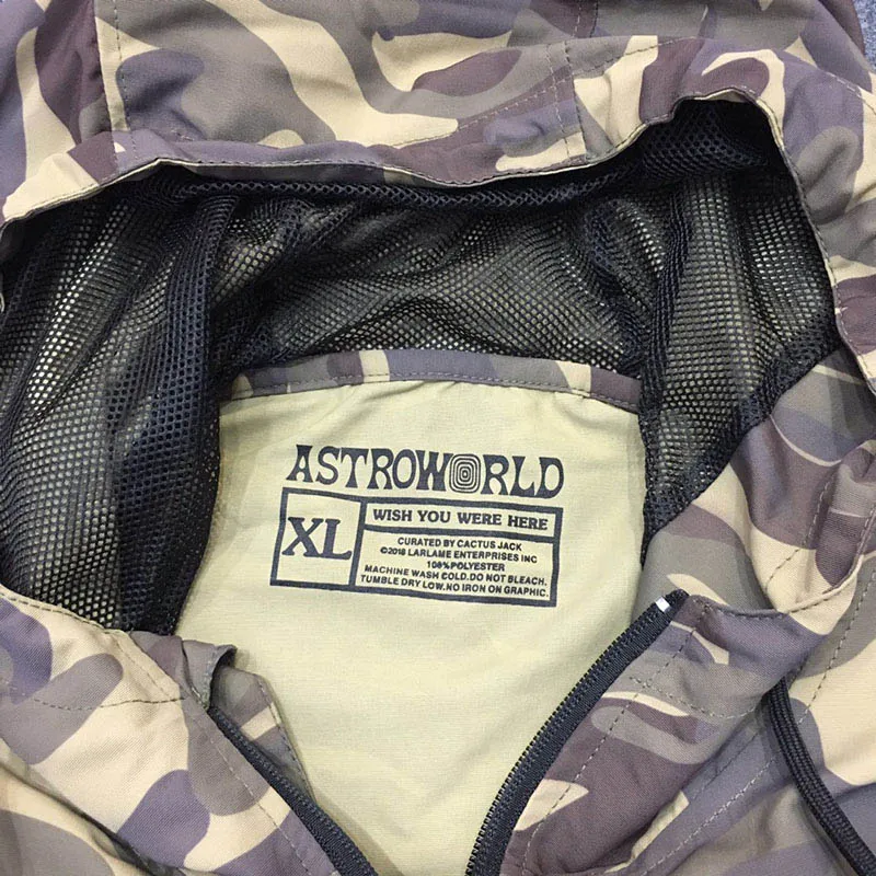 Новинка, куртки Трэвиса Скотта AstroWorld для женщин и мужчин, камуфляжные куртки в стиле хип-хоп с длинными рукавами, куртки Трэвиса Скотта AstroWorld
