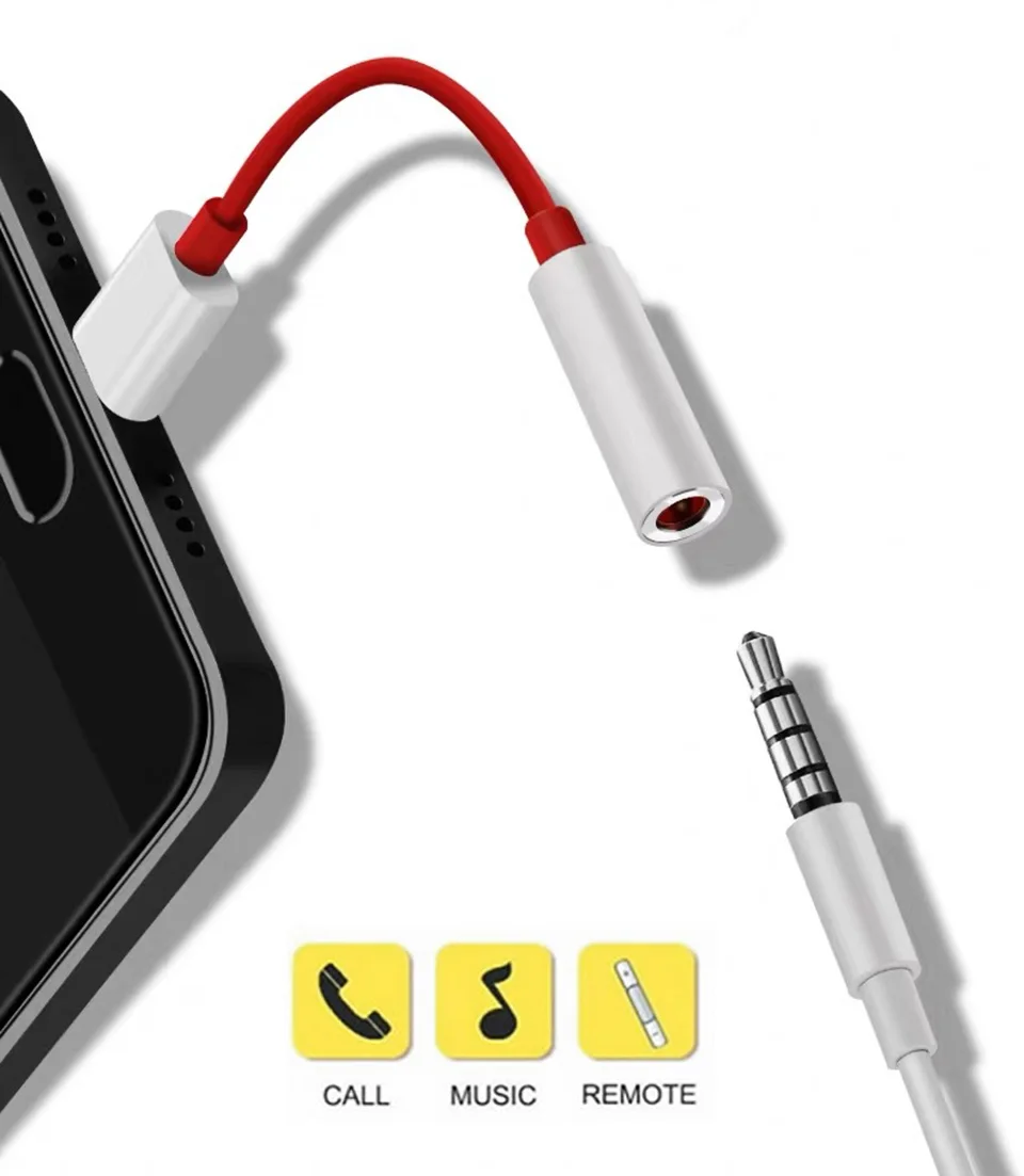USB C 3,5 мм для One Plus Oneplus 7 7t Pro 6t Usb type C до 3,5 мм Aux аудио кабель Разъем для наушников 3,5 Usbc адаптер для Oneplus7 1+ 7