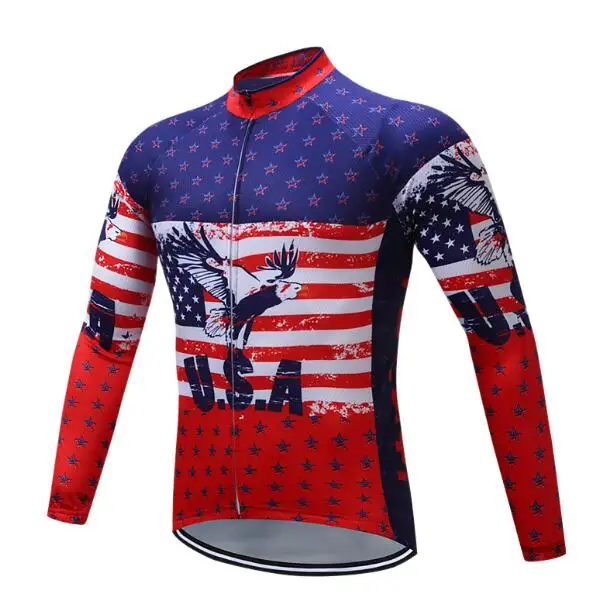 Only jersey Осень Длинные рукава комплект одежды для велосипедиста для мужчин Pro team велосипед платье комплект нагрудник Велосипедный спорт костюмы велосипедная форма MTB Велоспорт Джерси спортивный комплект из двух предметов одежда для детей - Цвет: Only jersey