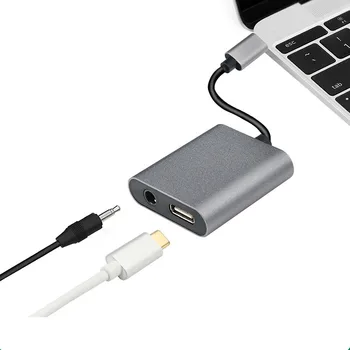 

Type c to AUX 3.5mm type c PD Charging and listening to songs at the same time for Huawei P20 Xiaomi laptop