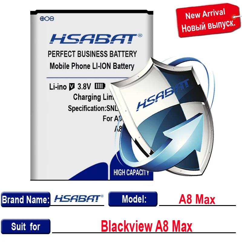 Аккумулятор HSABAT 4100mAh для Blackview A8 Max