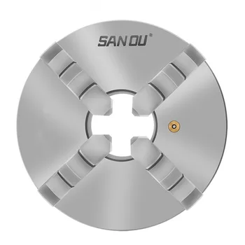 

High quality SANOU K12-200 four jaw lathe chuck 8'' inch 200mm lathe tool accessory with hardened steel for bench lathe