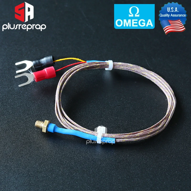 M3 Stud Screw-In OMEGA glass braid insulated K type thermocouple wire fiberglass temperature sensor GG-K-30-SLE 3D Printer Parts