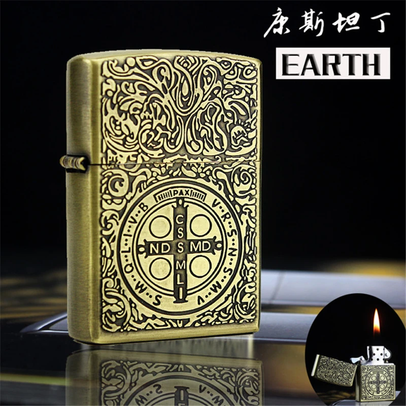  Constantine Zorro Kerosene Lighter Vintage Kerosene Oil Lighter With Gift Box Gadgets For Men Keros