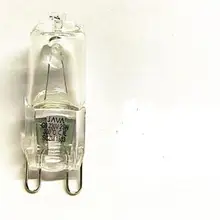 5 шт./лот G9 высокая температура 500 ° галогенные лампы 230 В 25 Вт G9 печь светильник лампочка G9 лампочка для духовки