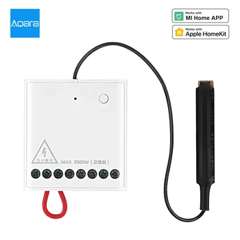 

Aqara LLKZMK11LM Two-way Control Module Wireless Relay Controller 2 Channels Work For Mijia APP & Home Kit Control Module