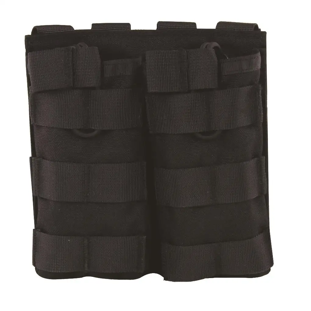 Molle Double Magazine Pouch Outdoor Tactical 1000D Nylon Utility Vest Airsoft Military Mag Pouch Paintball Gear