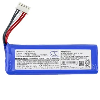 

brand new genuine Cameron Bell 3000mAh Battery Gsp872693 01 For JBL Flip 4, Flip 4 Special Edition