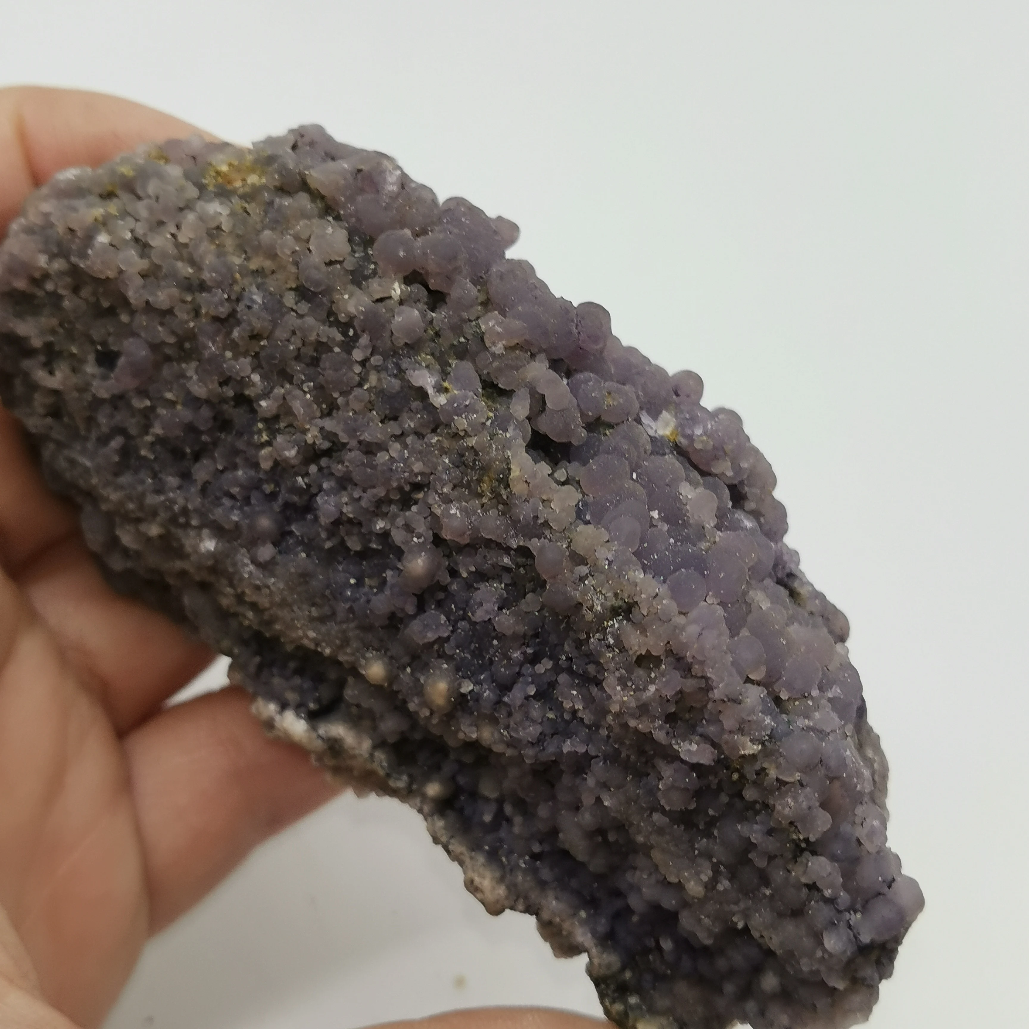 Оптовая продажа 57 г натуральный фиолетовый флюоритовая Хрустальная Скоба