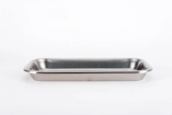 

50PC Stainless Steel Storage Tray Food Fruit Plate Dish Tableware Doctor Surgical Dental Tray Kitchen Accessories