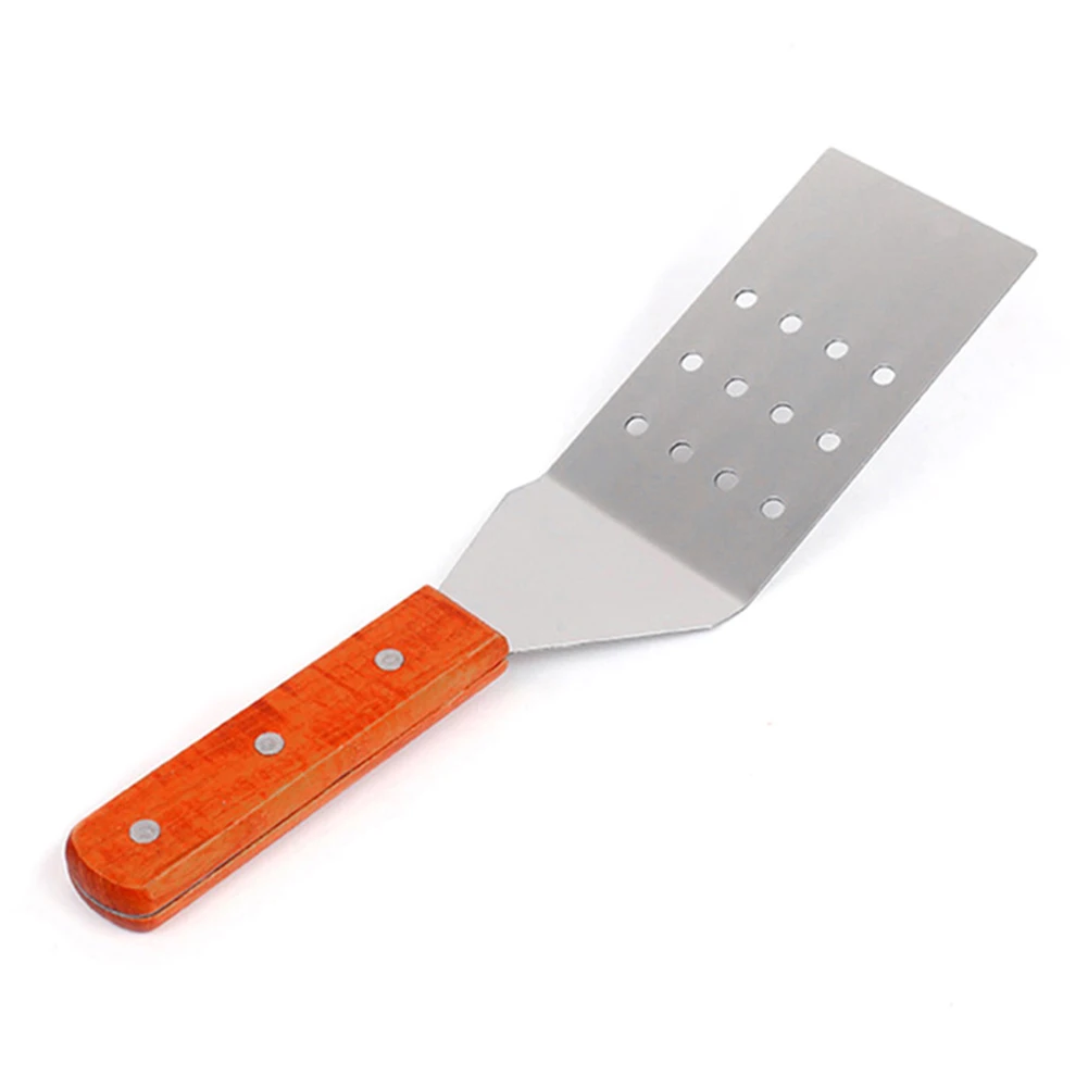 Из нержавеющей стали с деревянной ручкой Сырная лопатка для пиццы блинная лопатка инструмент для выпечки