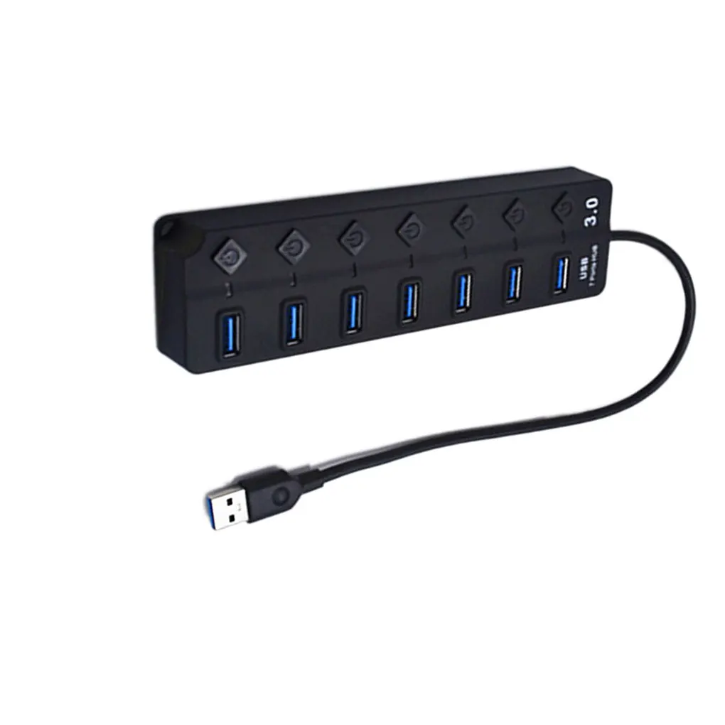 Компьютер 1 до 4/7 usb порты USB3.0 адаптер разветвитель концентратор защита от короткого замыкания высокая скорость передачи данных