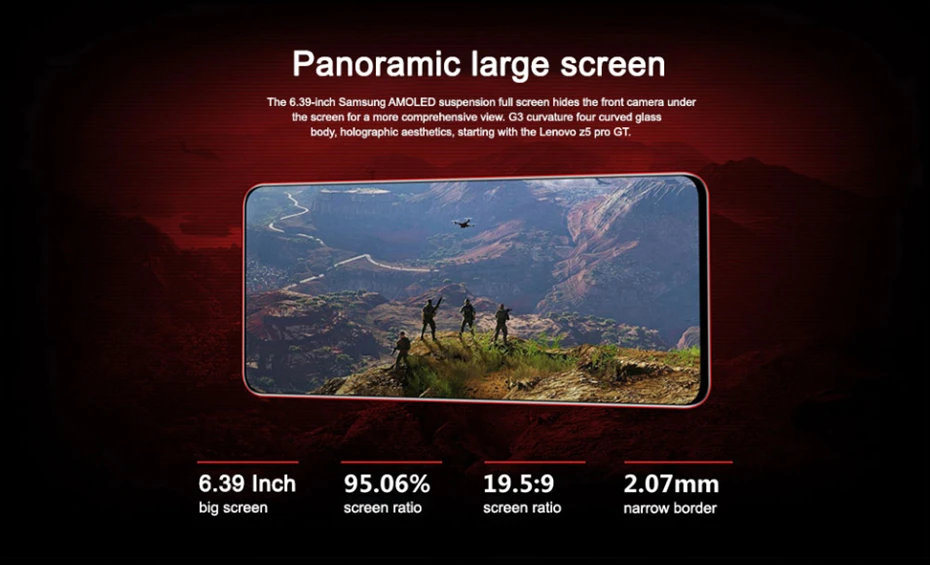 Lenovo Z5 Pro GT Snapdragon 855 с глобальной прошивкой, 8 Гб ОЗУ, 256 Гб ПЗУ, 6,39 дюйма, встроенный экран, сканер отпечатков пальцев, Android, 24 МП камеры, NFC, мобильный телефон