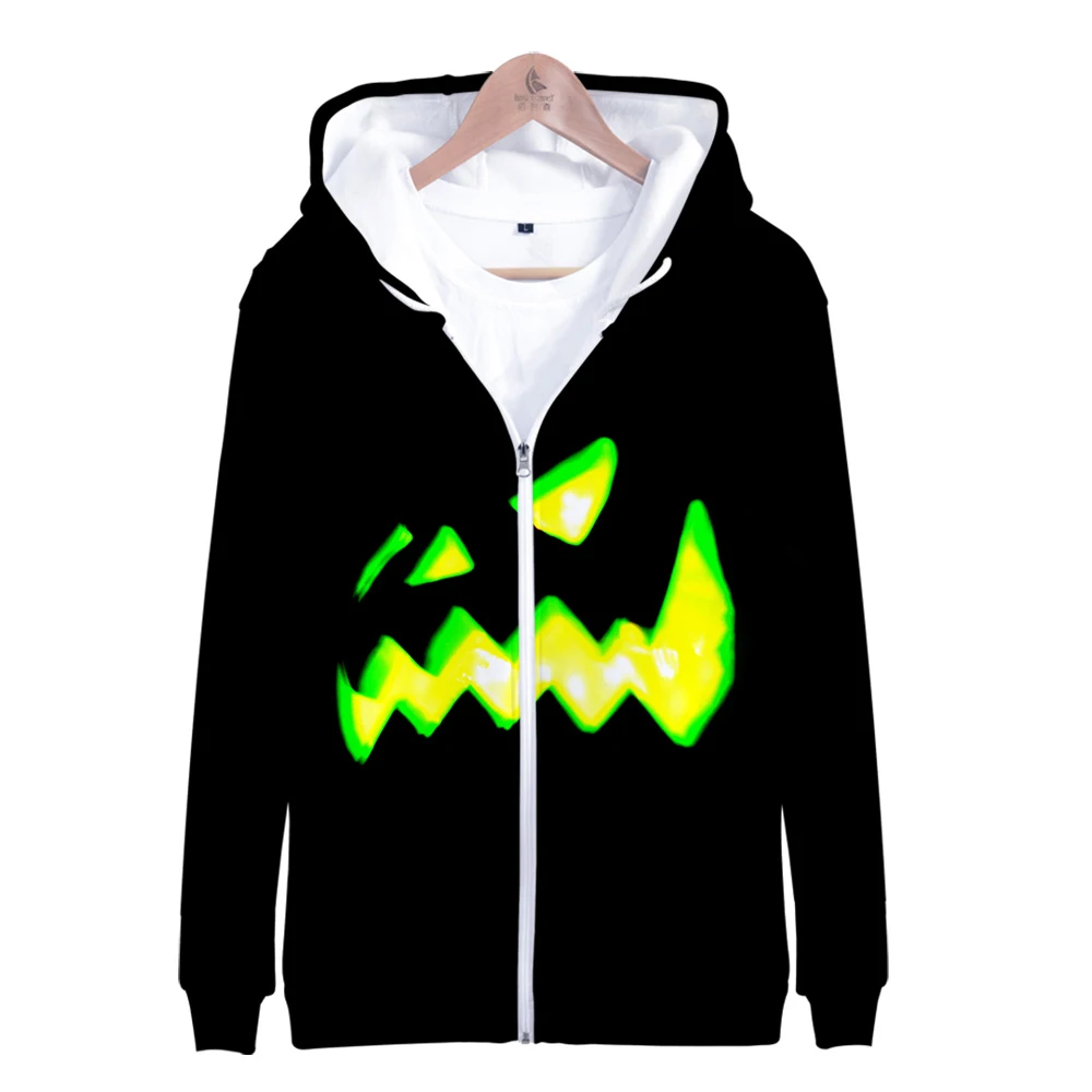

All Saints'day Zipper Hoodies Men 2020 Hip Hop Hallowmas Hoodies Sweatshirts 3D Cute Tops Creative 3D Print Women Long Sleeve