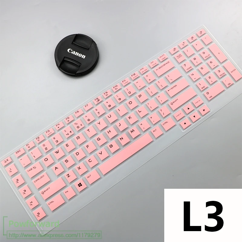 Для Dell Alienware Area 51 м площади 51 17 R3 M17 M15 17r5 15r4 R3 17,3 15,6 дюймов протектор клавиатуры кожного покрова - Цвет: L3 pink
