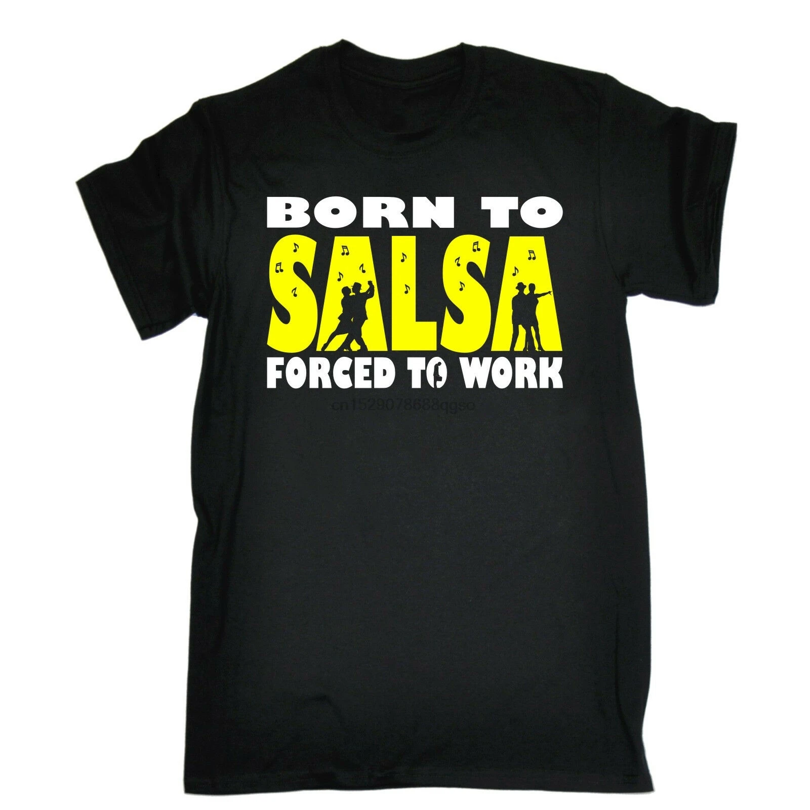 Born To Salsa принудительная работа футболка танцевальный танец Самба танцор подарок