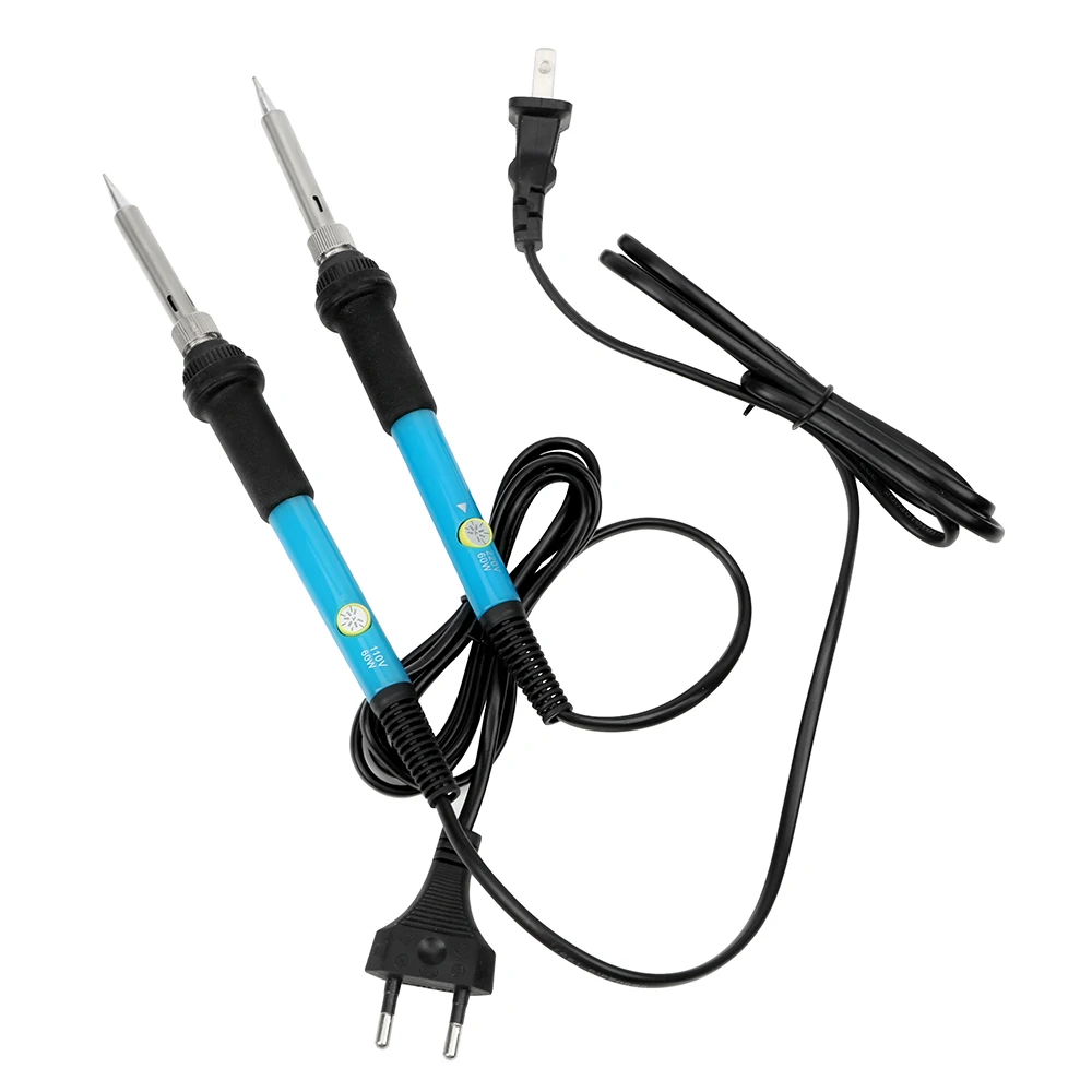 NICEYARD 11 шт./компл. проволочного припоя набор инструментов США 110 в ЕС 220V с 5 шт. паяльников паяльной станции Регулируемая подставка Температура