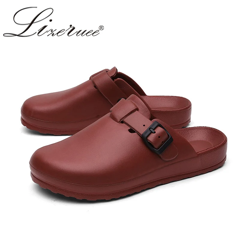 Goede Groothandel Hoge Kwaliteit Vrouwen Zomer Slippers Eva Klompen Chirurgische Schoenen Ziekenhuis Anti Slip Sandaal Muilezels Medische Verpleging Schoenen