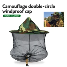 Hat Beekeeping-Tools Face-Head Mosquito Veil Neck-Wrap-Protector Bee-Insect-Net Camouflage-Hat