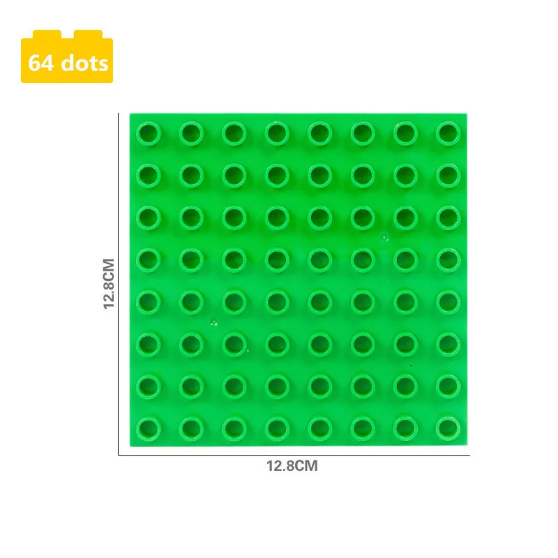 Большая частица Diy строительное основание для блоков Совместимо с Duploed Baseplate кирпичи аксессуары игрушки для детей подарок для детей