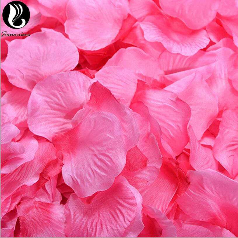 100Pcs/Pack 5*5cm Petales De Rose Petalas De Rosas Artifici Wedding Accessories Petalos Rosa Para Boda Decoration Mariage